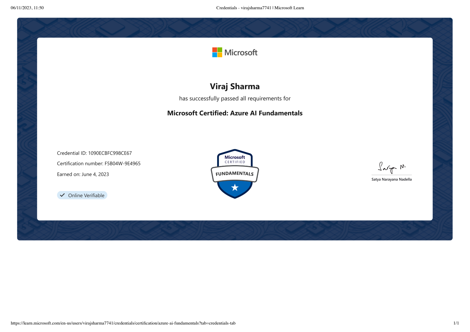 Azure AI Fundamentals